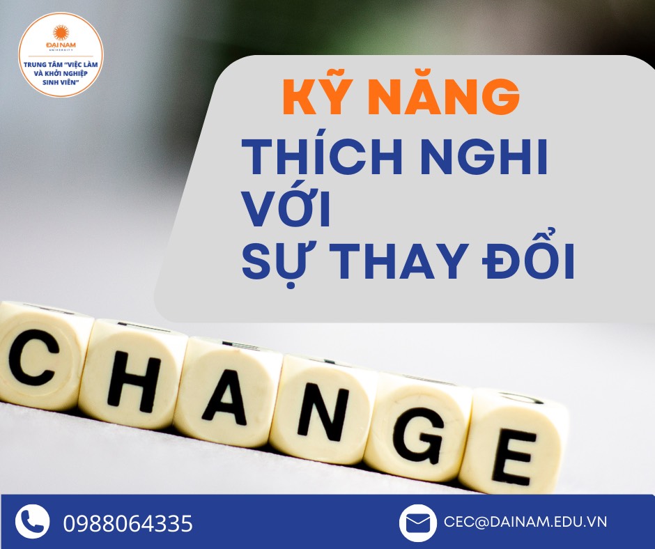 Làm thế nào để thích nghi với sự thay đổi trong cuộc sống hiện nay