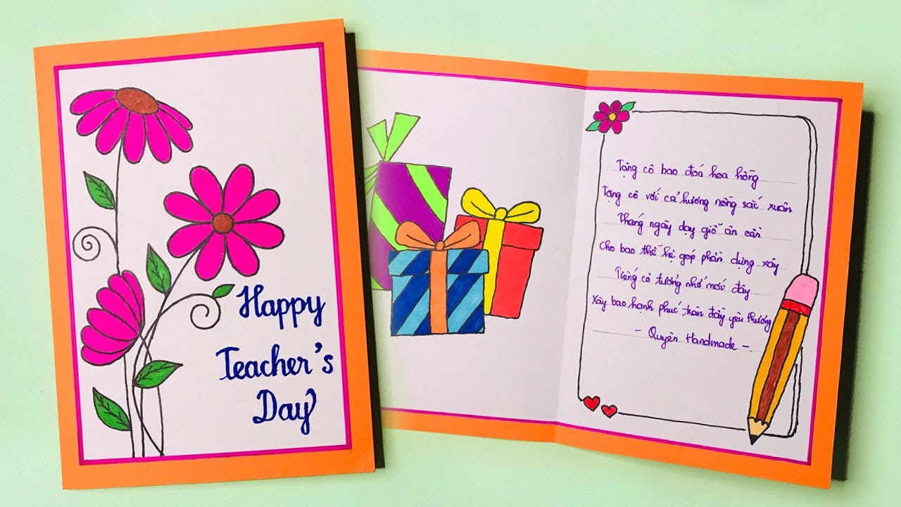 Làm Thiệp Tặng Cô: Hướng Dẫn Chi Tiết, Ý Tưởng Hay & Mẫu Thiệp Đẹp