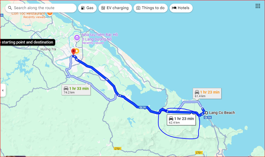 Lăng Cô Cách Huế Bao Xa?