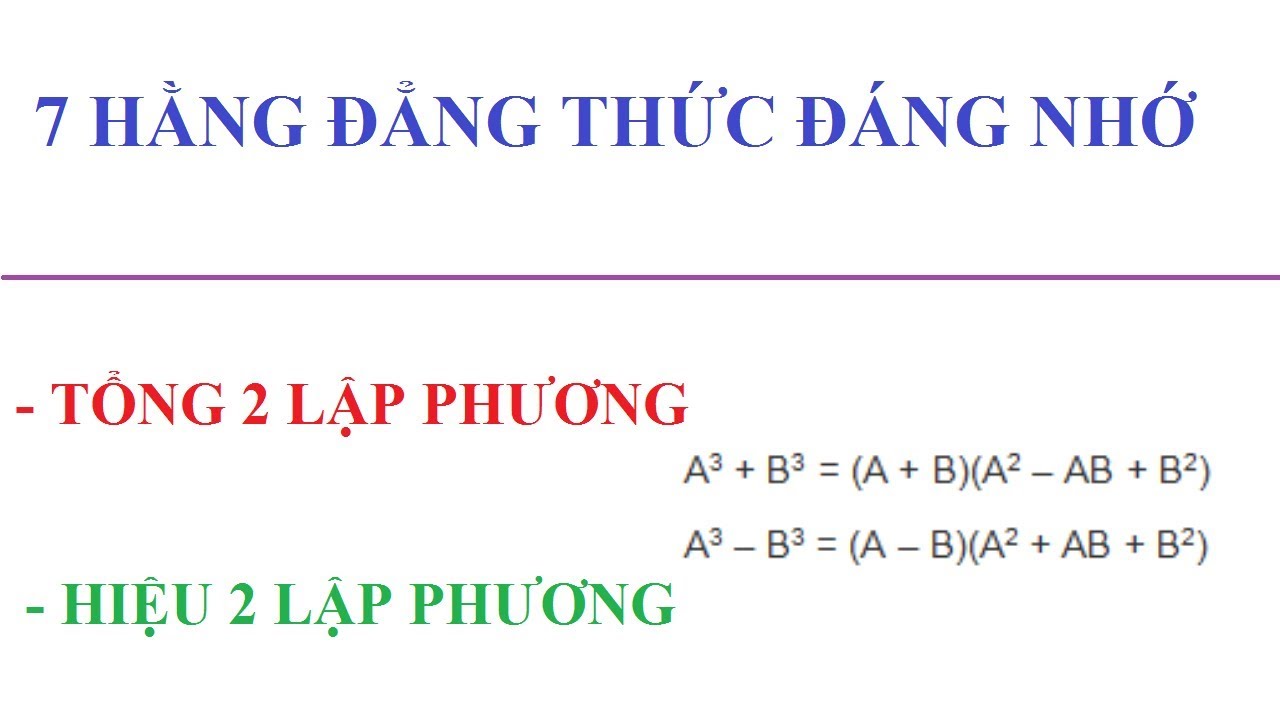 7 Hàng Đẳng Thức Đáng Nhớ Gallery 2