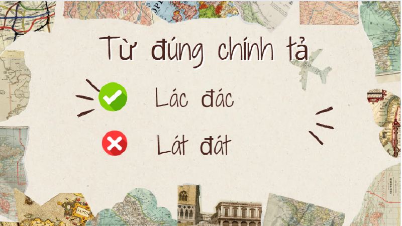 Lát đát hay lác đác?