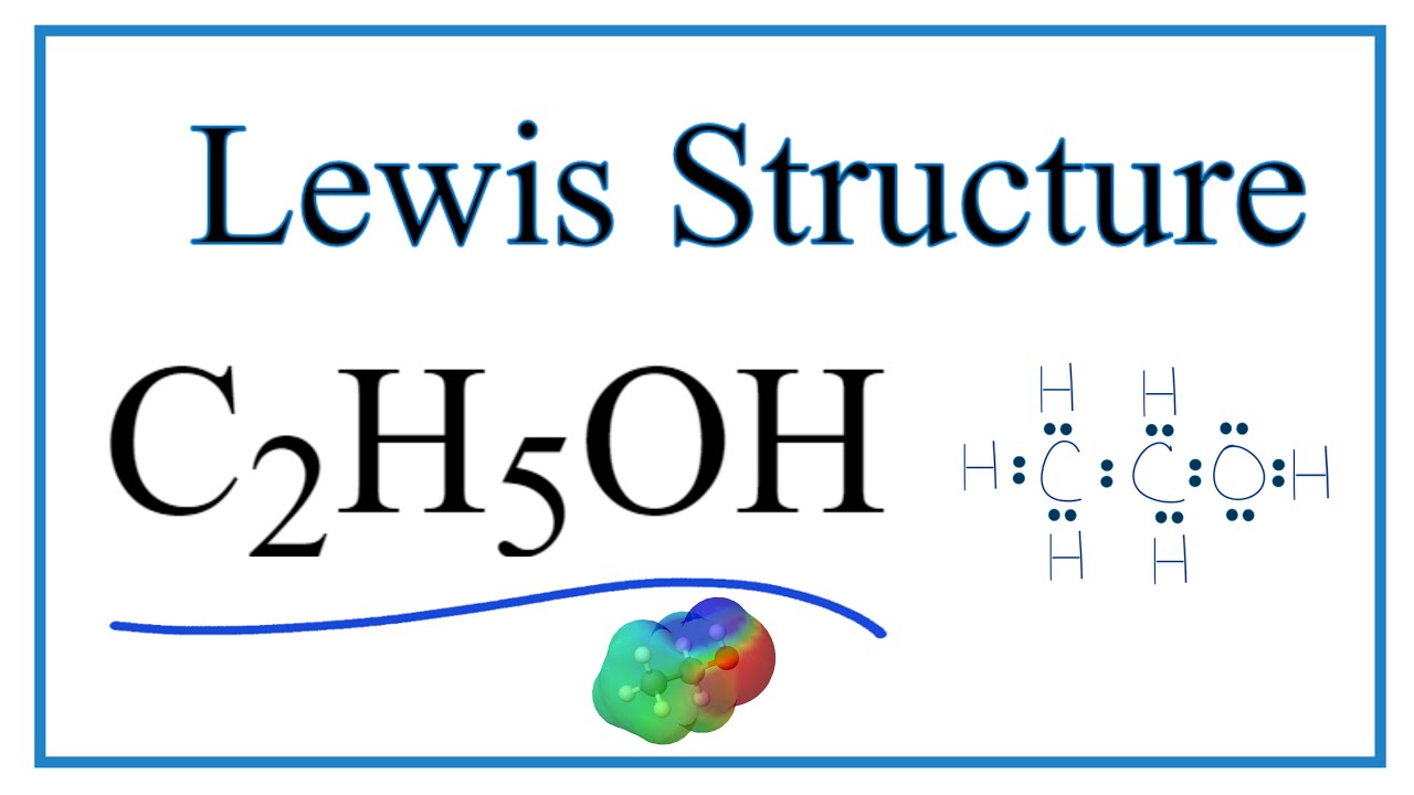Cấu trúc Lewis của C2H5OH (Ethanol)