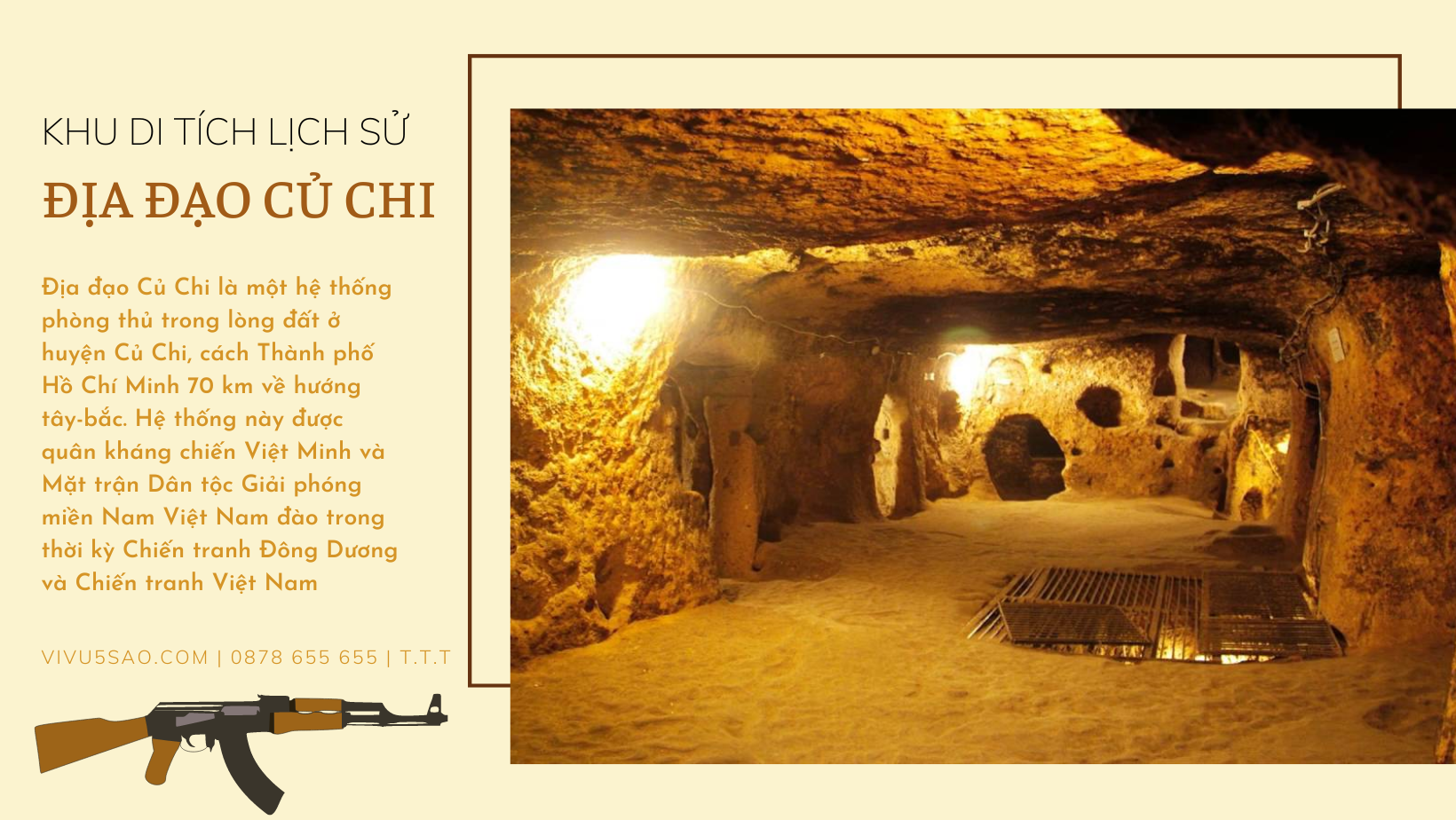 Địa Đạo Củ Chi - Hệ Thống Địa Đạo Huyền Thoại Gallery 1