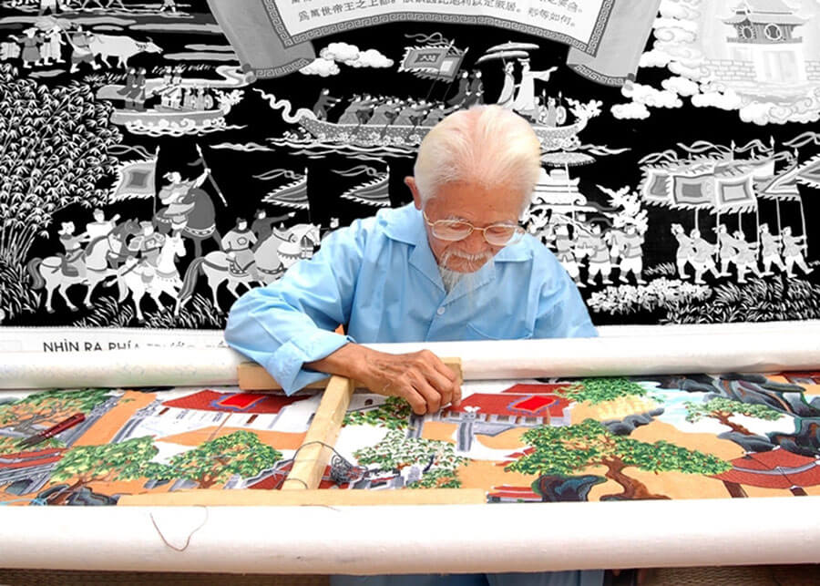 Làng Thêu Văn Lâm - Nơi Gìn Giữ Tinh Hoa Nghệ Thuật Thêu Truyền Thống Gallery 1