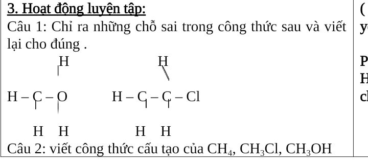 Trong CH3Cl có những loại liên kết nào? Gallery 2