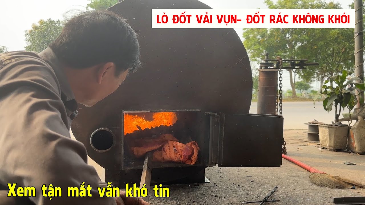 Lò Đốt Rác Không Khói