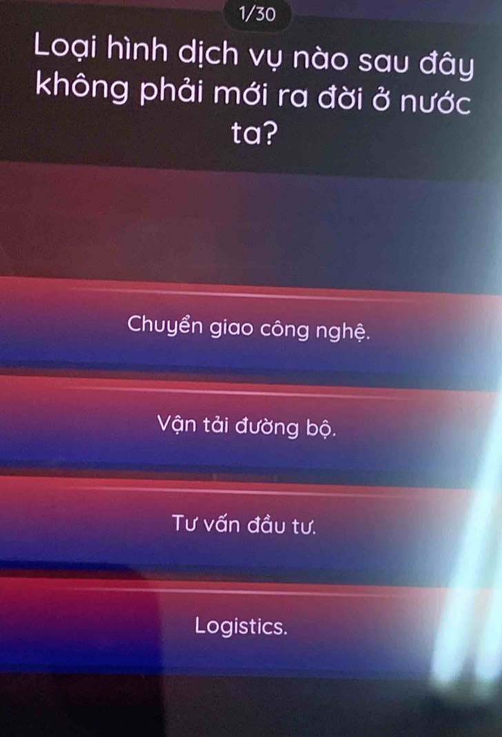 Loại hình dịch vụ nào sau đây không phải mới ra đời ở nước ta? Gallery 2