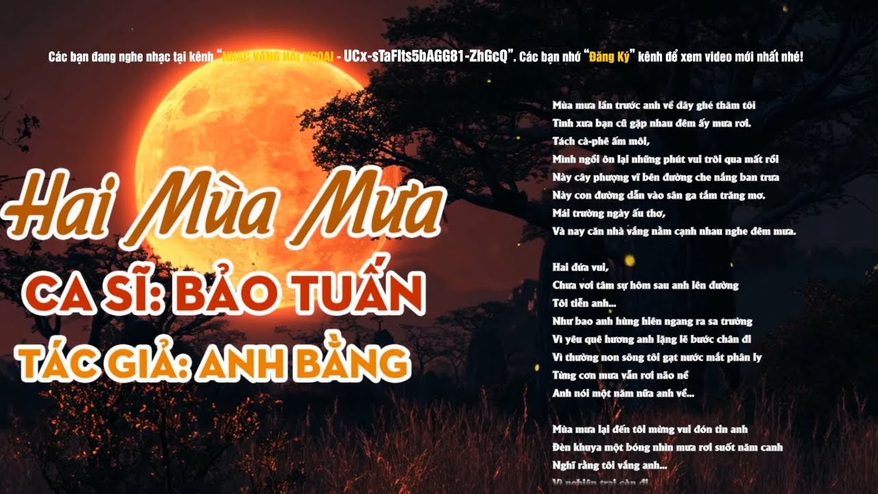 Lời Bài Hát Bao Tuần Hai Mùa Mưa Gallery 1
