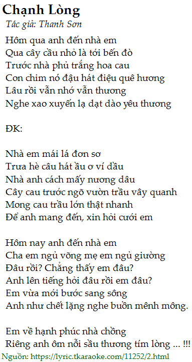 Chạnh Lòng Thương Cô 4 Lời Bài Hát Gallery 1
