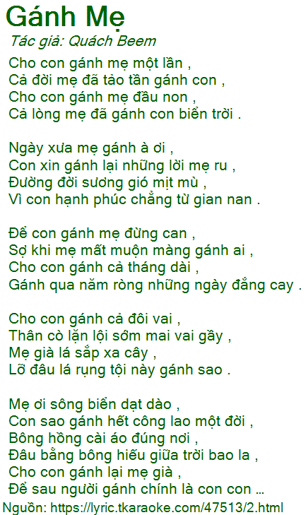 Cho Con Gánh Mẹ Một Lần Gallery 2