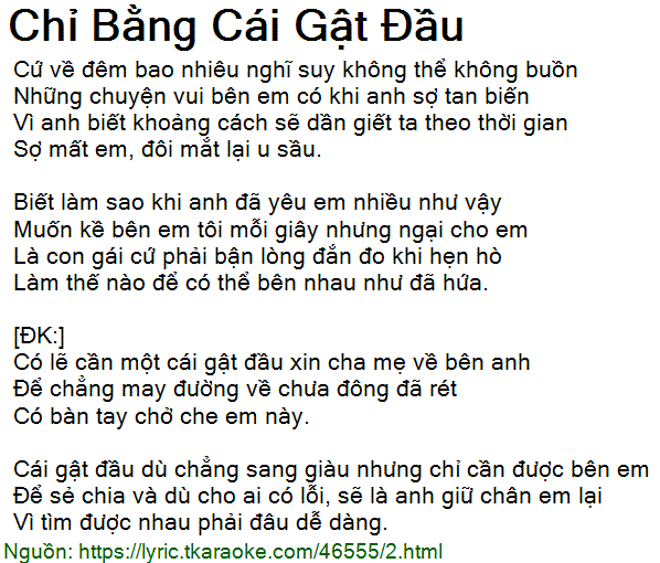 Có Lẽ Cần Một Cái Gật Đầu - Lời Bài Hát Và Ý Nghĩa Gallery 1