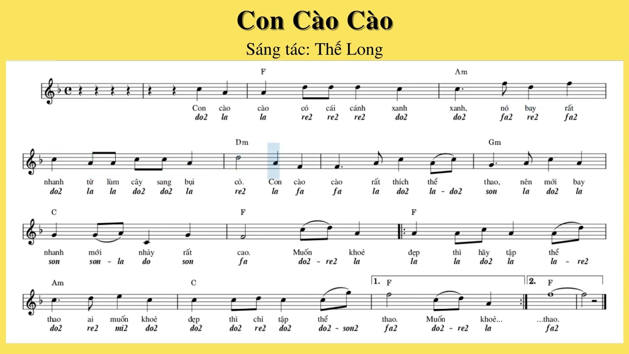 Lời Bài Hát Con Cào Cào Gallery 2