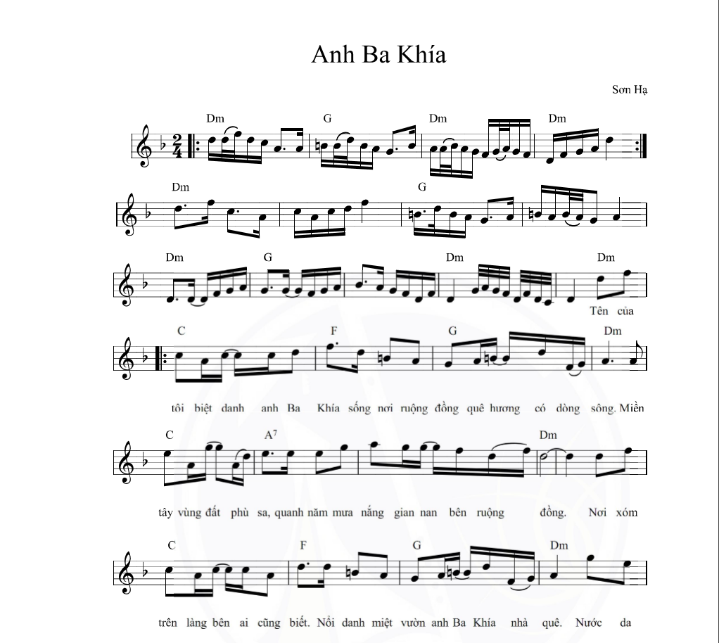 Lời Bài Hát Anh Ba Khía - Đan Trường Gallery 1