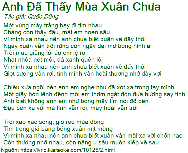 Em đã thấy mùa xuân chưa? Gallery 1