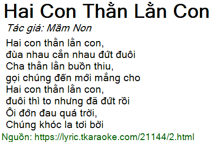 Lời Bài Hát 2 Con Thằn Lằn Gallery 1