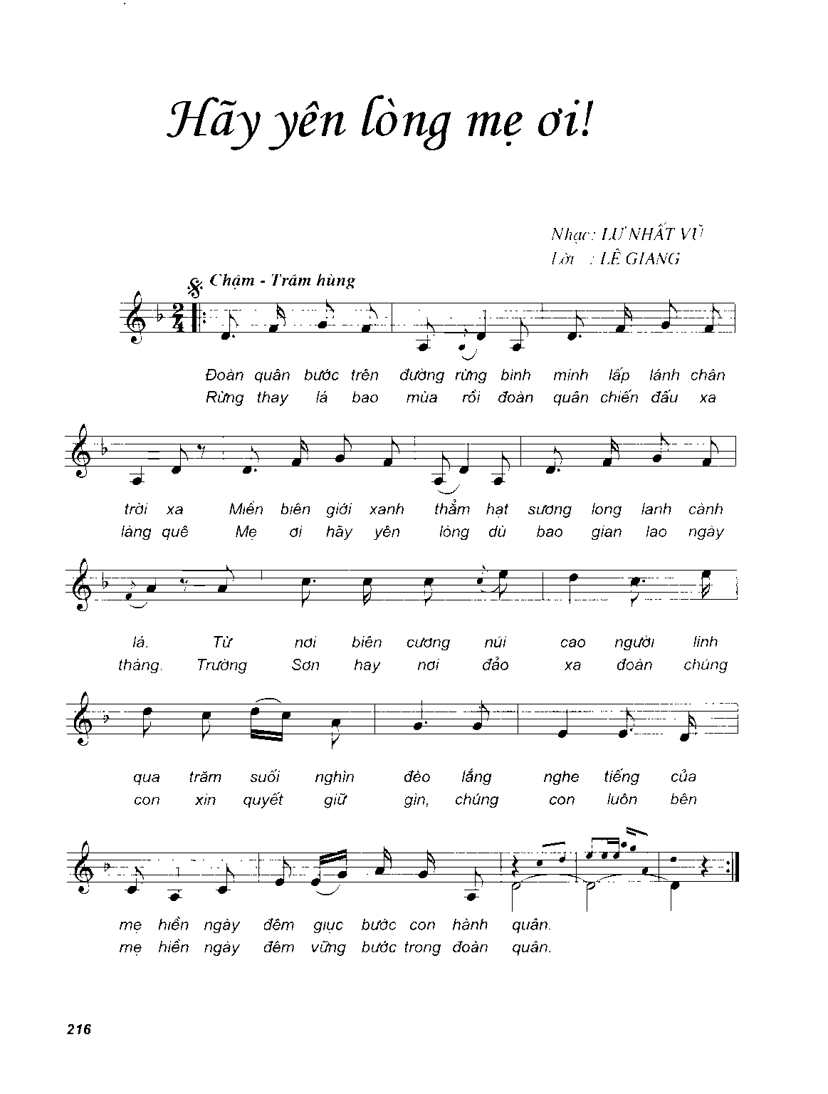 Hãy Yên Lòng Mẹ Ơi - Lời Bài Hát Và Cảm Xúc Gallery 1