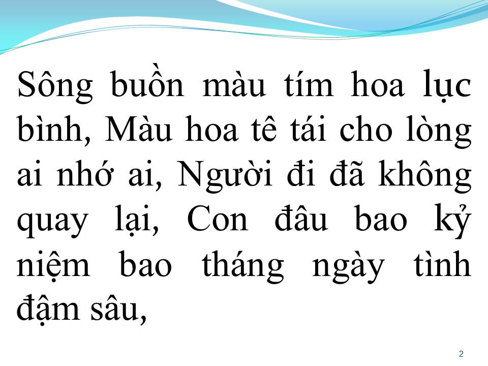 Lời Bài Hát Sông Buồn Màu Tím Hoa Lục Bình Gallery 1