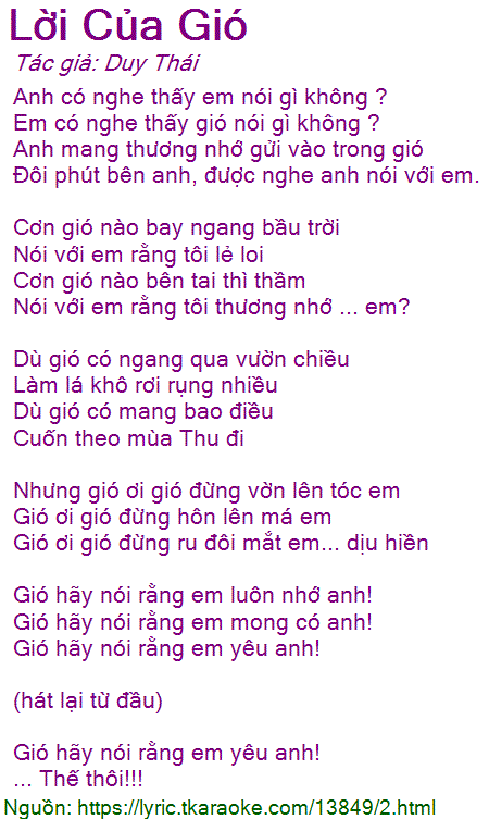 Lời của gió - Hồng Nhung Gallery 2