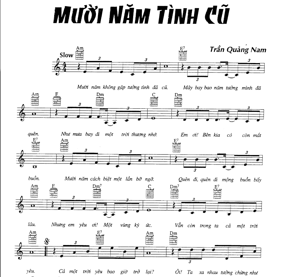 Mười Năm Tình Cũ Lời Bài Hát Gallery 1