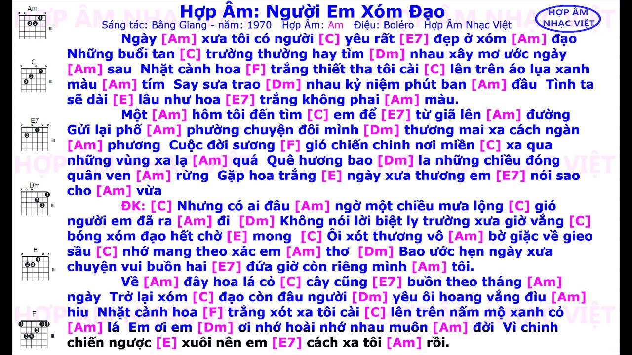 Lời Bài Hát Người Em Xóm Đạo Gallery 1