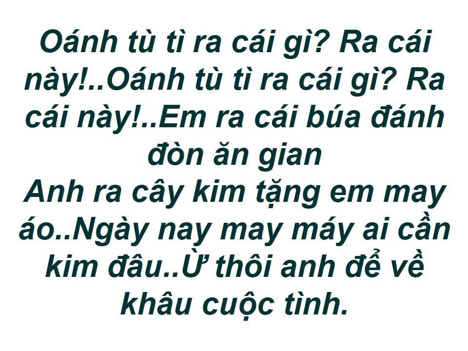 Bài Hát Oẳn Tù Tì: Lời Bài Hát, Nguồn Gốc Và Ý Nghĩa Gallery 1