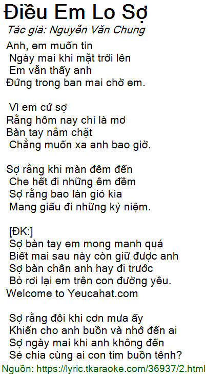 Sợ bàn tay em mong manh quá