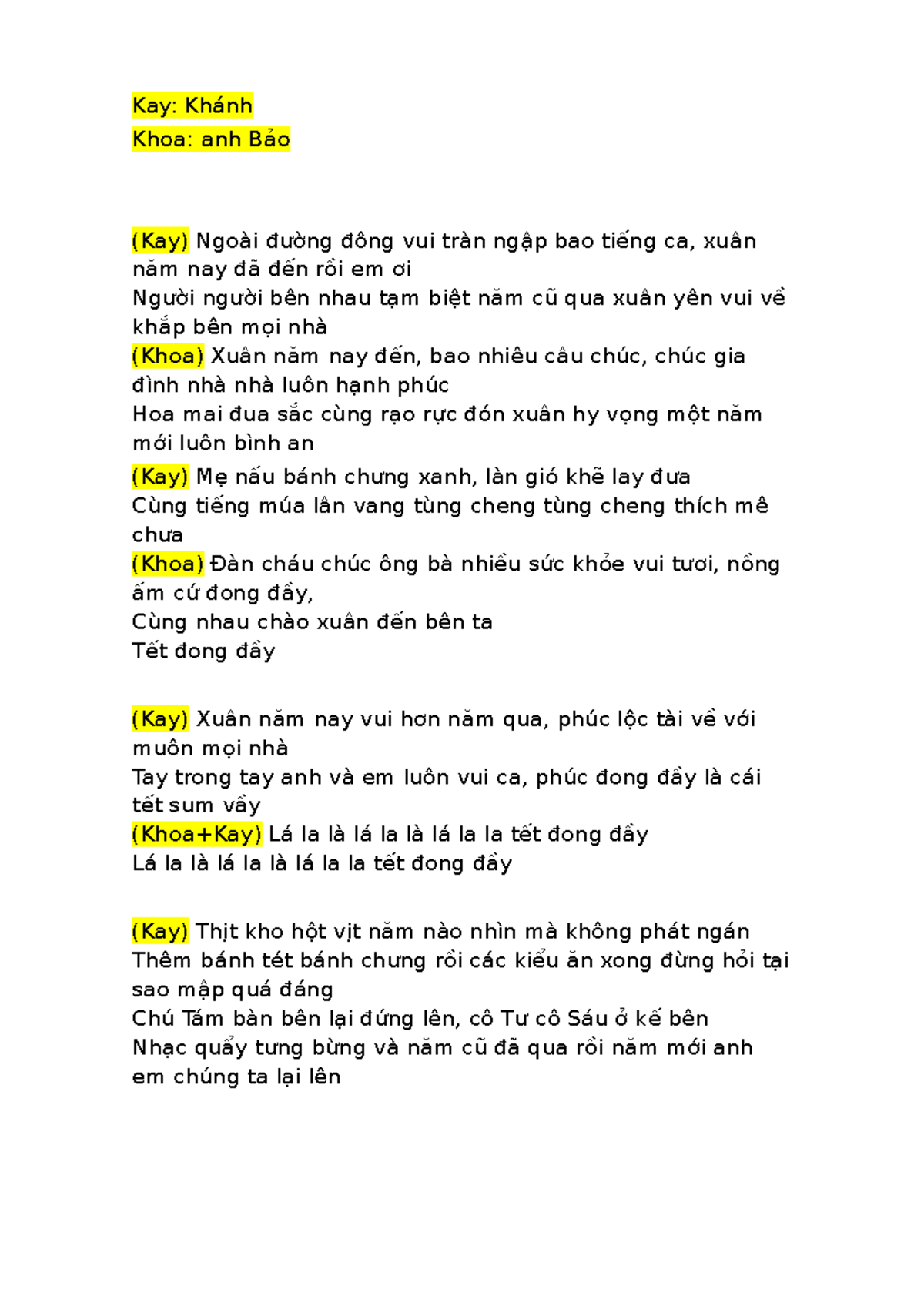Lời Bài Hát Tết Đong Đầy Gallery 2
