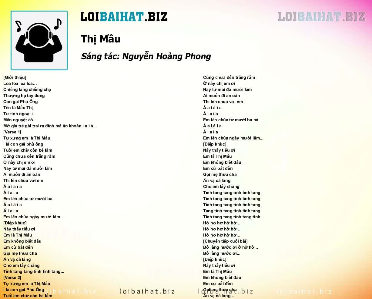 Lời Bài Hát Thị Mầu Lên Chùa Gallery 1
