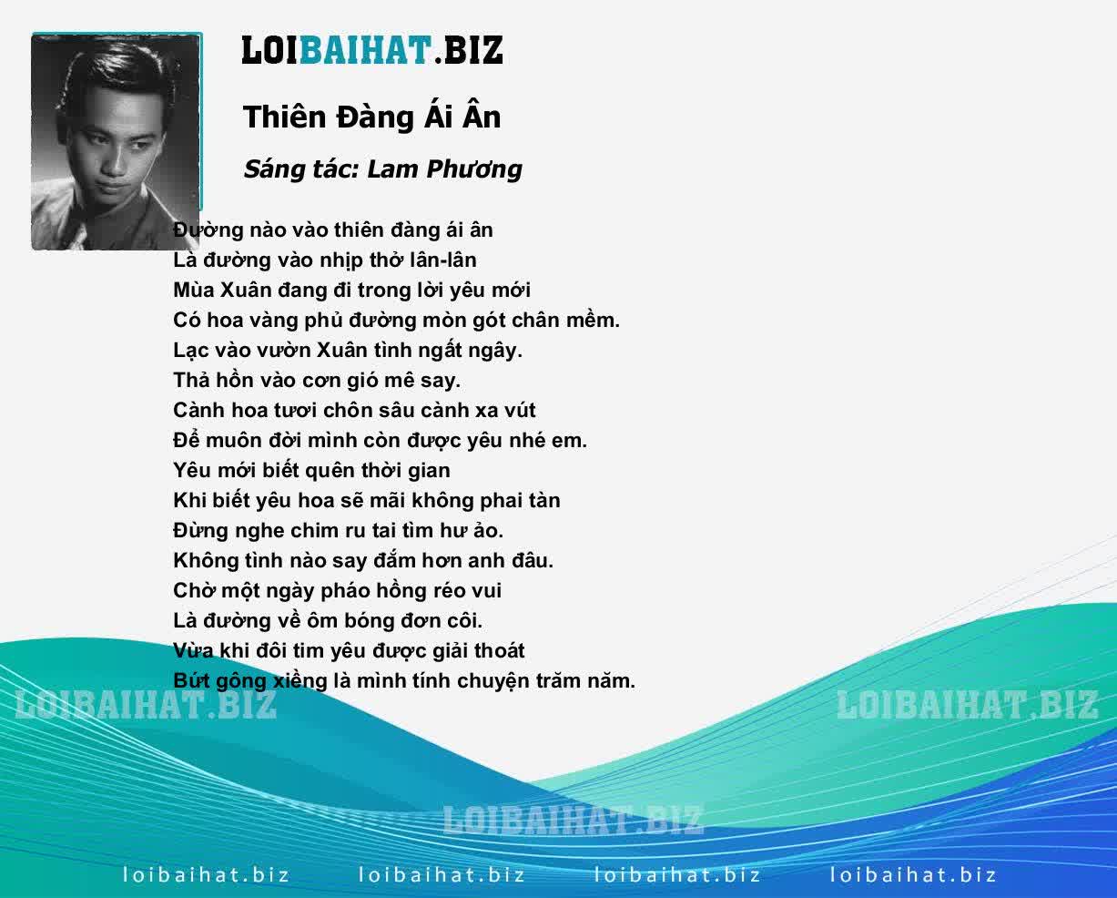 Lời Bài Hát Thiên Đường Ái Ân Gallery 2