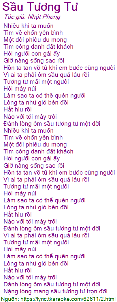 Lời Bài Hát Tìm Về Chốn Yên Bình