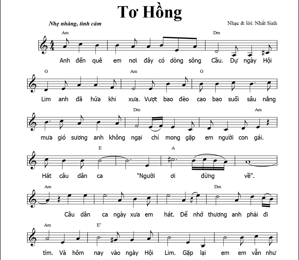 Lời Bài Hát Quang Linh Tơ Hồng Gallery 1