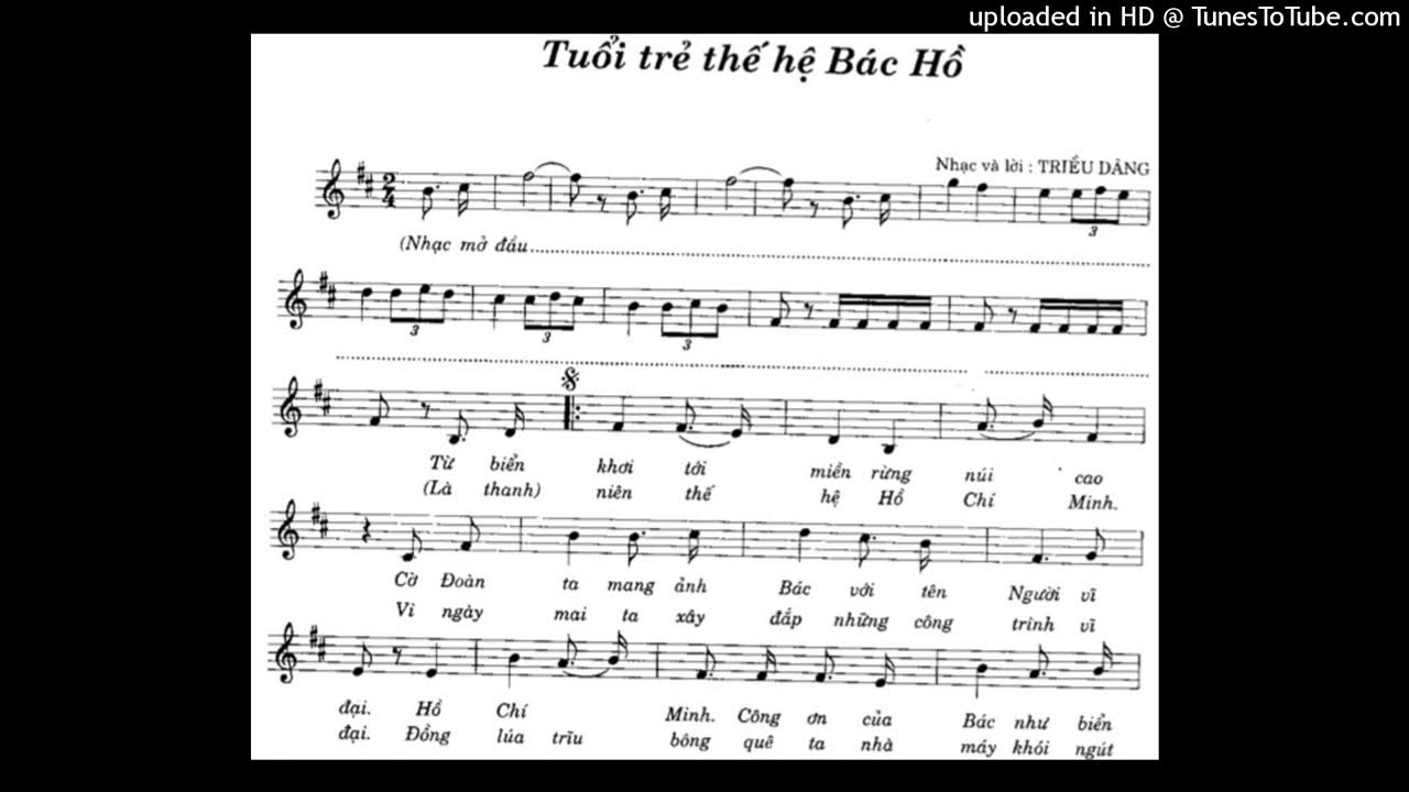 Tuổi Trẻ Thế Hệ Bác Hồ Lyric Gallery 1