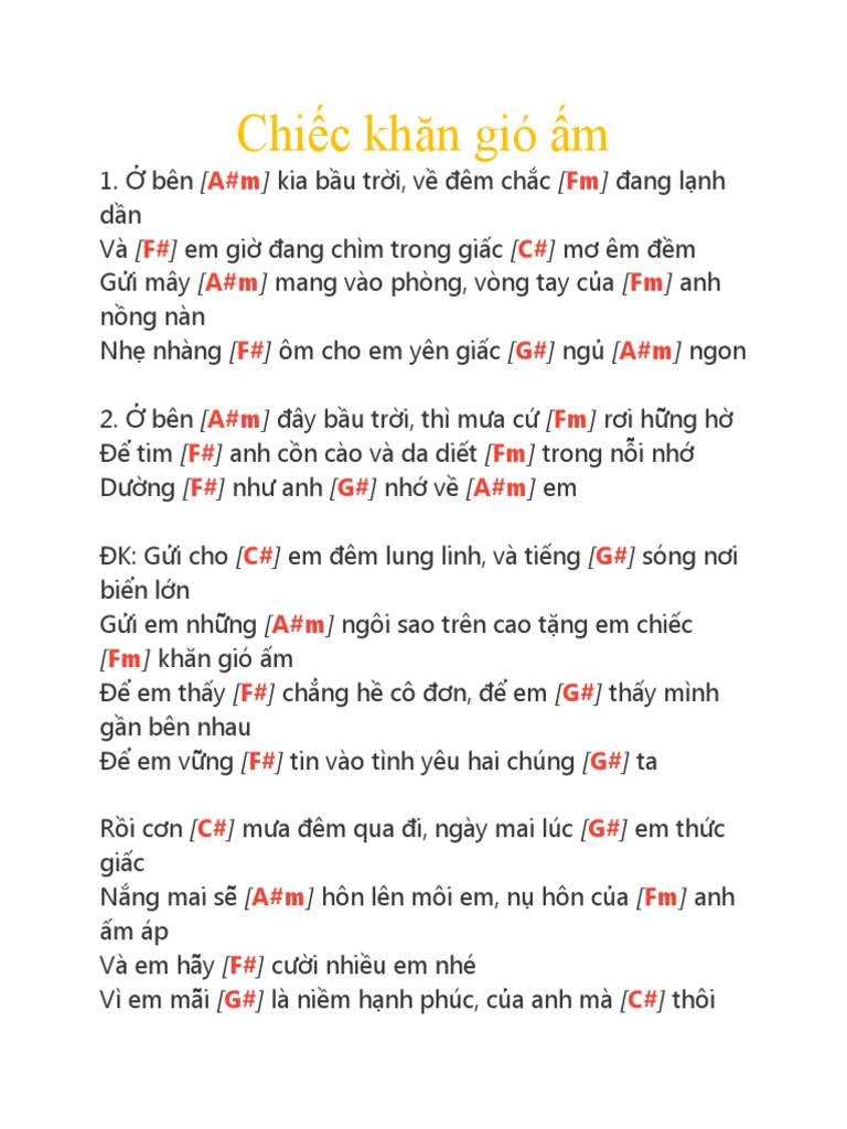 Cảm Âm Chiếc Khăn Gió Ấm Gallery 1