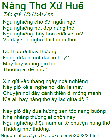 Lời Bài Nàng Thơ Gallery 2