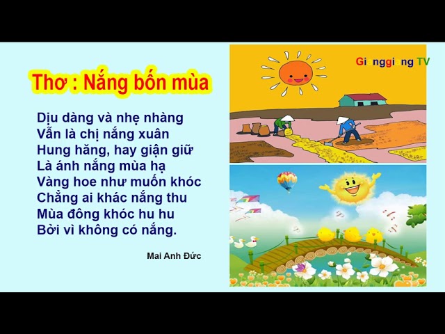 Lời Bài Thơ Nắng Bốn Mùa Gallery 2
