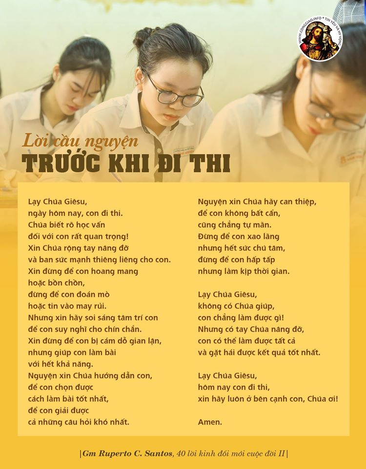 Lời Cầu Nguyện Trước Khi Đi Thi:  Tìm Lại Sự Bình Tĩnh và Tự Tin