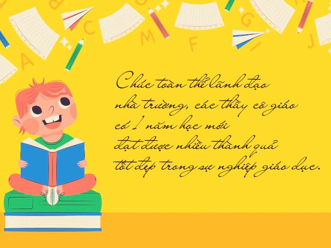 Lời Chúc Năm Học Mới Hay Và Ý Nghĩa Nhất Gallery 2