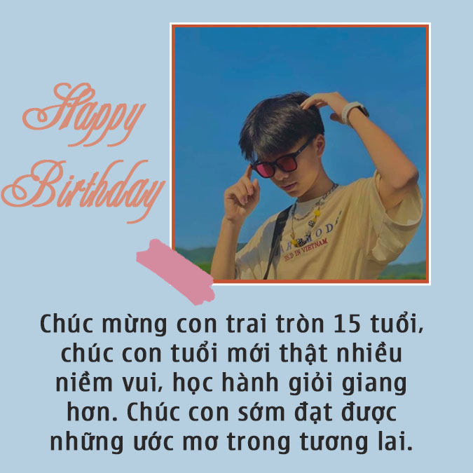Những Lời Chúc Mừng Sinh Nhật Con Trai Hay Nhất Gallery 2