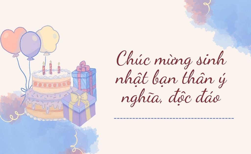 Những Lời Chúc Sinh Nhật Hay Cho Bạn Bè Gallery 1