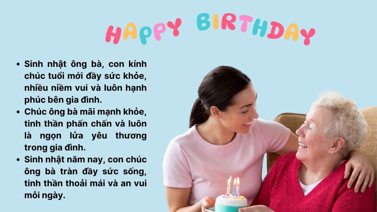 Lời Chúc Sinh Nhật Người Thân Ý Nghĩa Và Ấm Áp