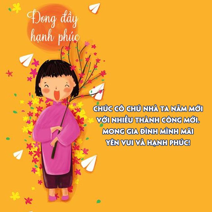 Lời Chúc Tết Cô Chú Ấm Áp, Chân Thành Nhất