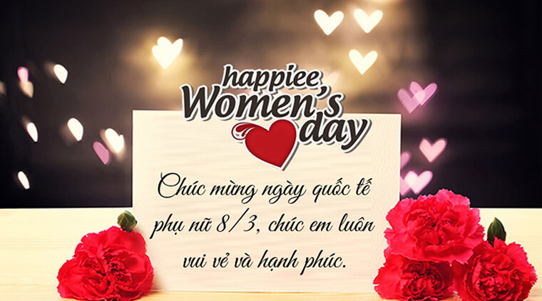 Lời Chúc 8/3 Ngắn Gọn Cho Vợ