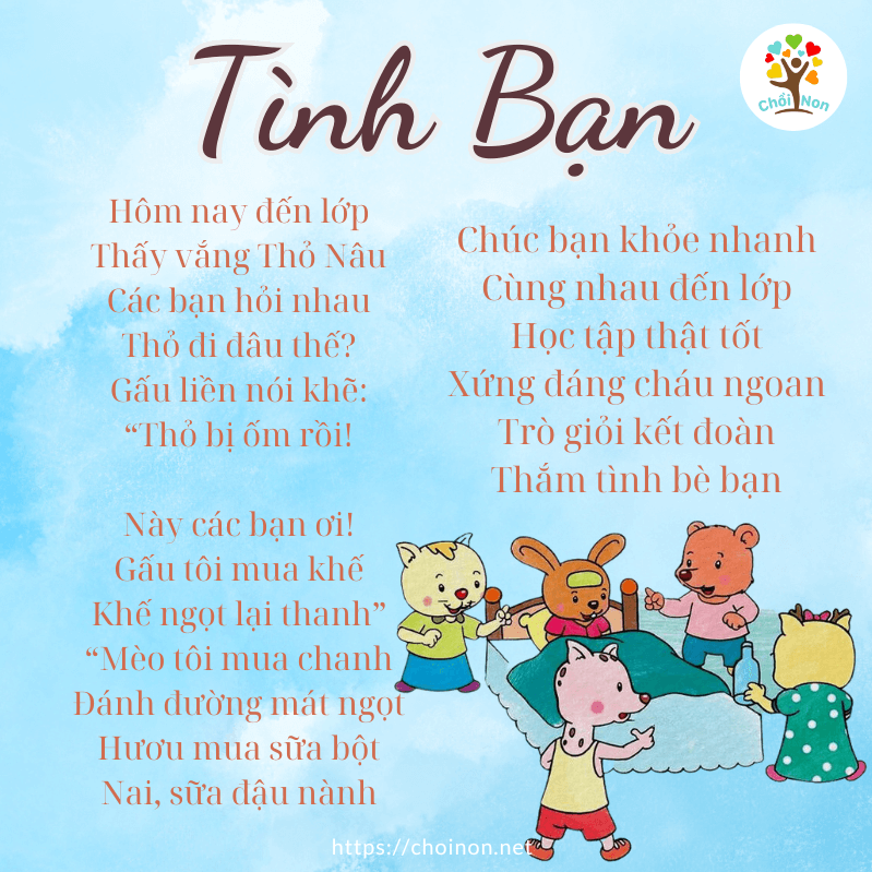 Bài Thơ Tình Bạn Mầm Non Gallery 2