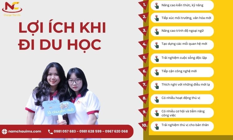 Lợi ích của việc đi du học