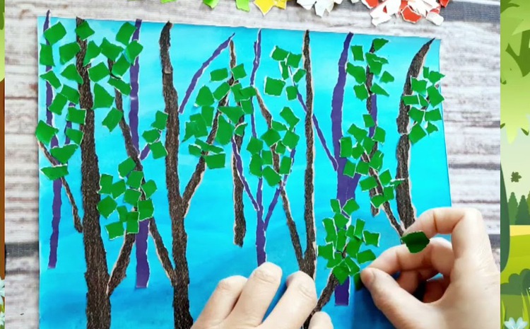 Tranh Xé Dán Đẹp: Khám Phá Thế Giới Nghệ Thuật Sáng Tạo Gallery 1