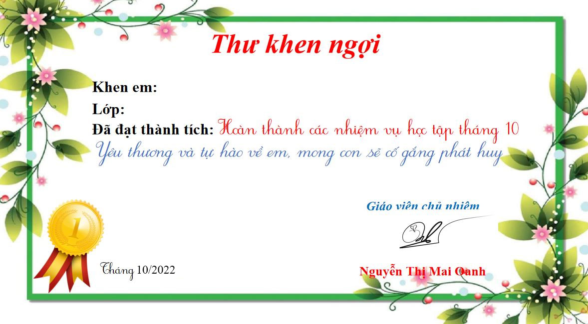 Những Lời Khen Hay Dành Cho Học Sinh Gallery 1