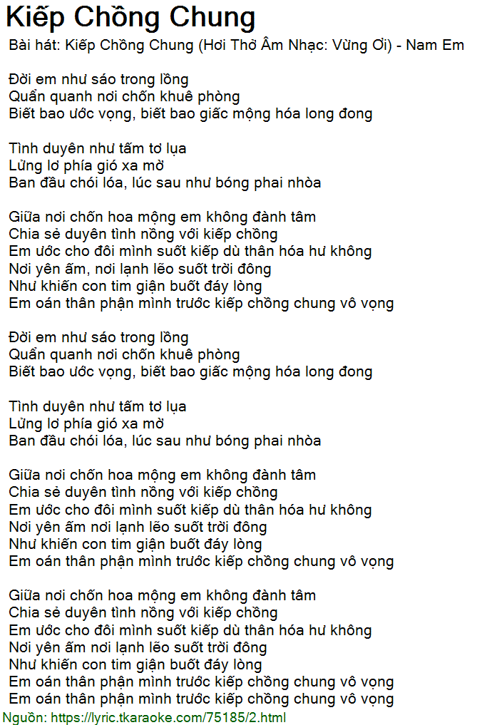 Kiếp Chồng Chung Hợp Âm Gallery 2