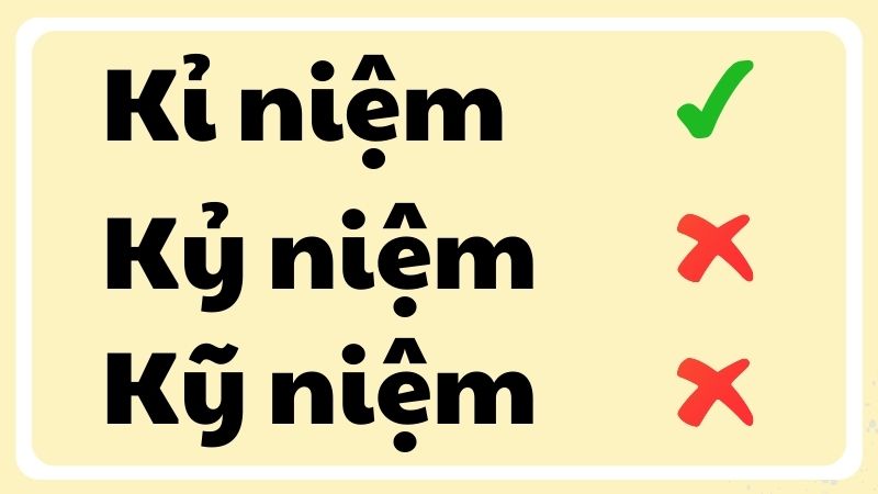 Kỷ niệm hay Kỉ niệm? Gallery 2