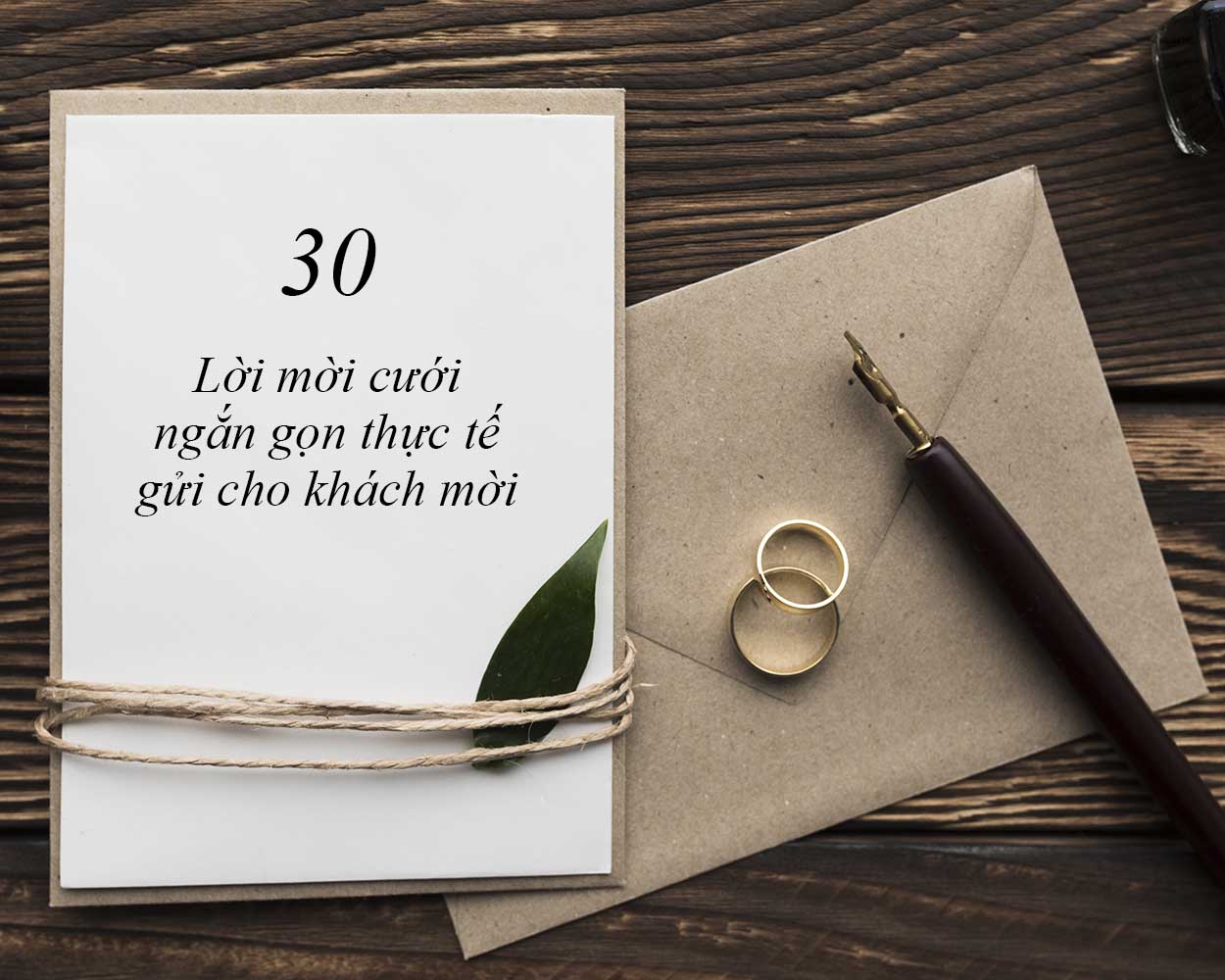 Lời Mời Cưới Hay Ngắn Gọn