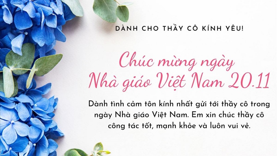 Lời Tri Ân Thầy Cô 20/11 Ngắn Gọn Gallery 2